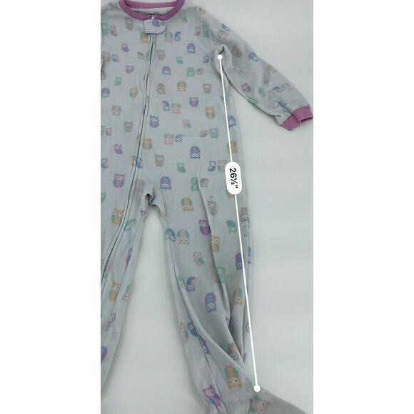 Carters Girls Pajamas One Piece Sz 5T - Picture 4 of 6
